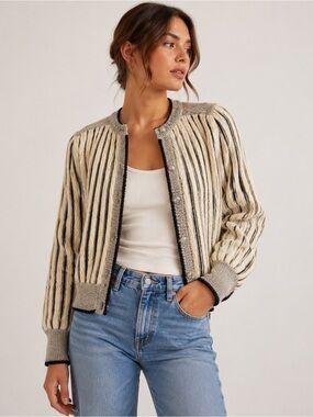 Vintage King Sheep Wool blend  Cardigan | Chunky Cable Knit size medium